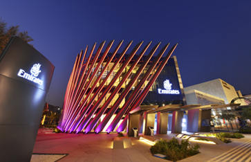 El pabellón de Emirates está listo para recibir a los visitantes de la Expo 2020 de Dubái